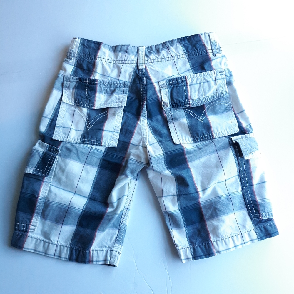 Levi Plaid Shorts Boys Size